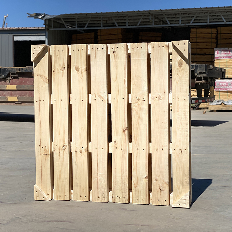 Fumigation Free Export Wood Pallet Moisture Proof Warehouse Forklift Card Board Two Way Logistics Wooden Frame - Customized Size