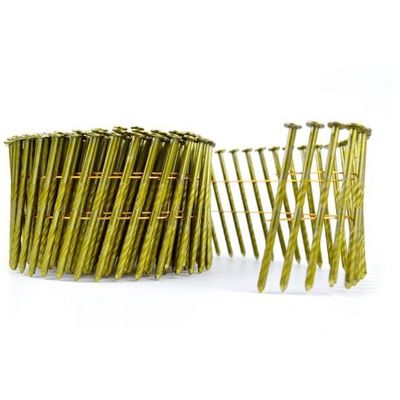 अच्छा मूल्य 15 डिग्री जस्ती कॉइल नाखून चिकनी घुमावदार पेंच सर्पिल शांक 3 4 कॉइल छत नाखून ऑनलाइन